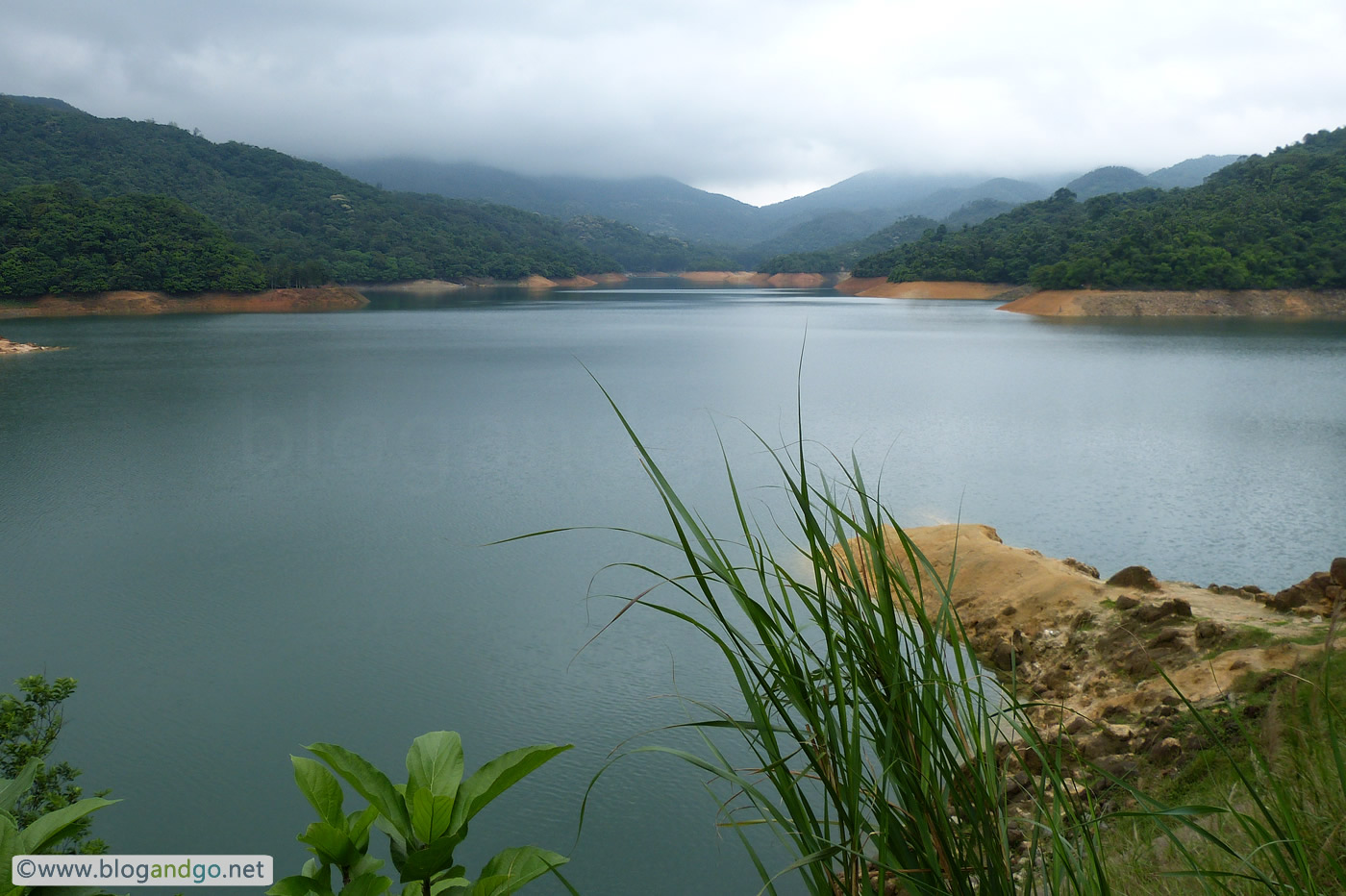 Shing Mun Reservoir - Humid Day with Low Cloud